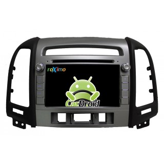 Штатная магнитола CarDroid RD-2008D для Hyundai SantaFe 2 (Android 9.0) (3 кнопки) DSP
