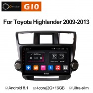 Штатная магнитола Ownice G10 S1616E для Toyota Highlander, 2009 (Android 8.1)