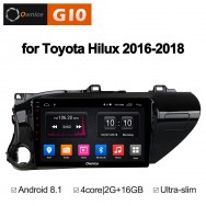 Штатная магнитола Ownice G10 S1686E для Toyota Hilux 2016 (Android 8.1)